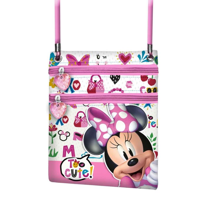 Bolso Action Vertical Too Cute Disney Minnie Mouse Rosa