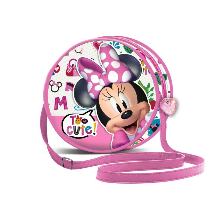 Bolso Redondo Too Cute Disney Minnie Mouse Rosa