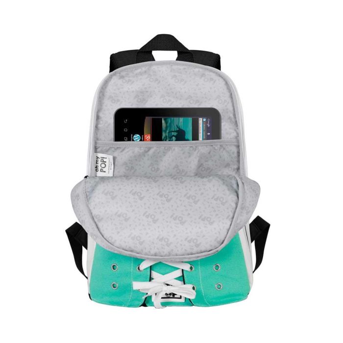 Mochila Sneakers Mint Oh My Pop Turquesa 3