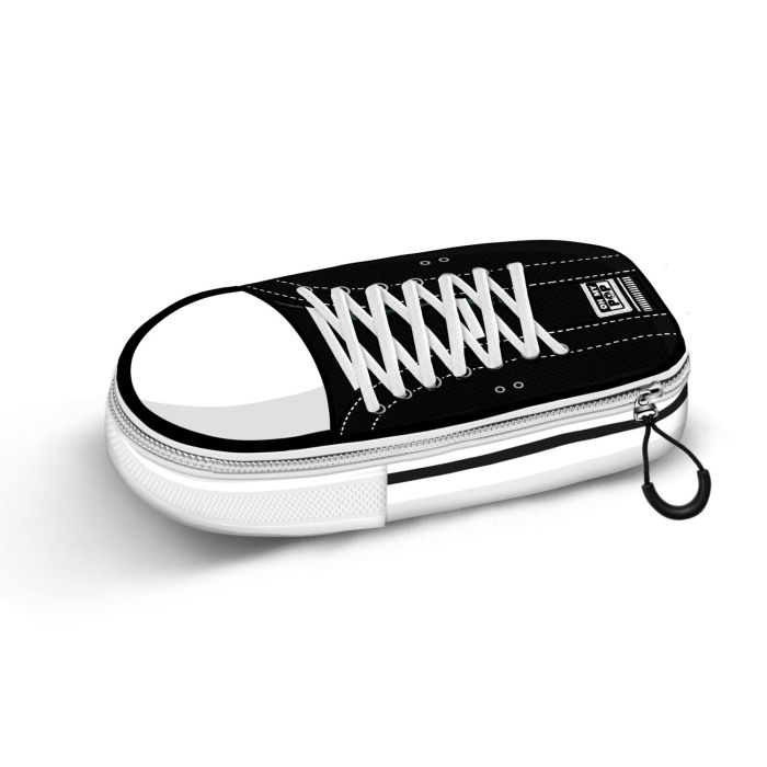 Estuche Portatodo Sneakers Black Oh My Pop Negro