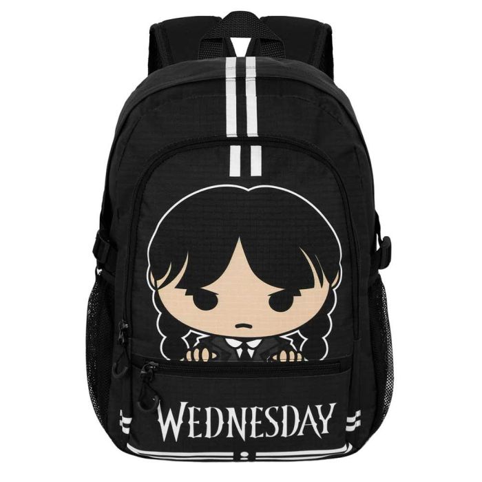 Mochila Fight FAN 2.2 Cute Wednesday Miércoles Gris 1