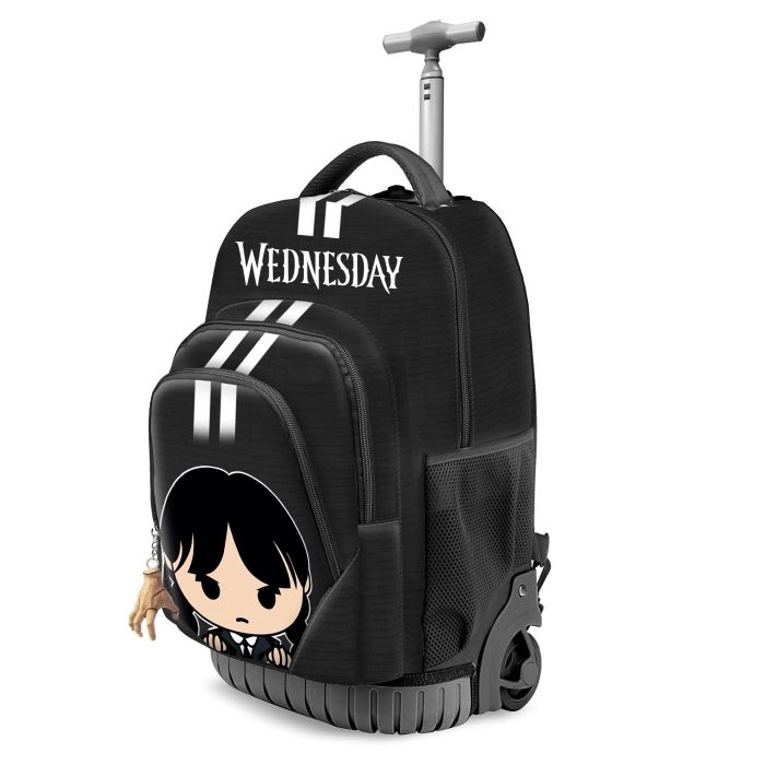 Mochila Trolley GTS FAN Cute Wednesday Miércoles Gris