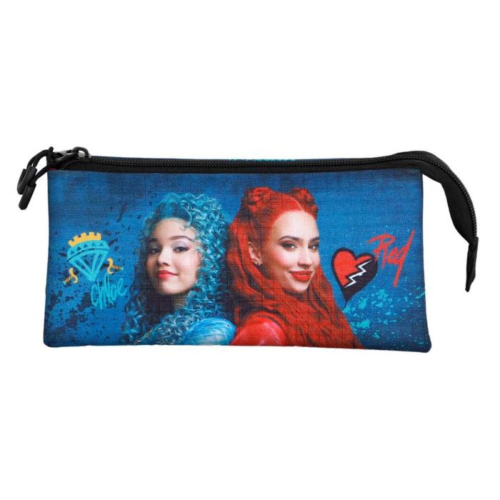 Estuche Portatodo Triple Wickedly Disney Los Descendientes Multicolor 1