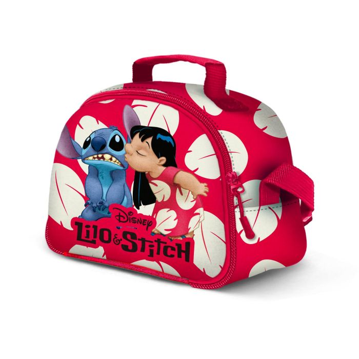 Merendero Thermal Lunch Bag Kiss Disney Lilo y Stitch Rojo