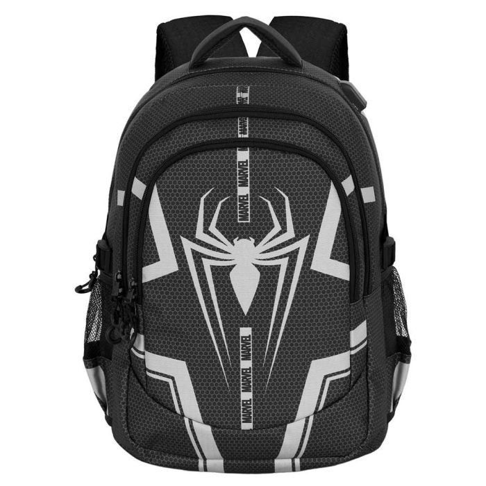 Mochila Running PLUS Town Marvel Spiderman Negro 1