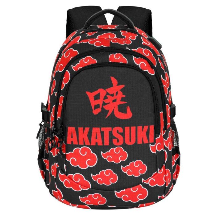 Mochila Running PLUS Kanji Naruto Negro 1