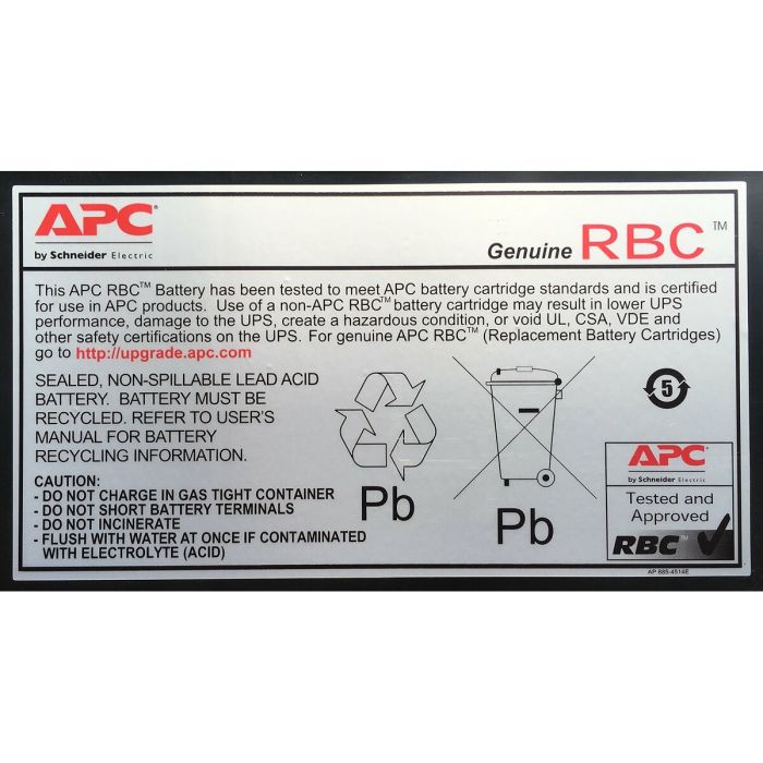 Batería para SAI APC RBC2 12 V 240 V 1
