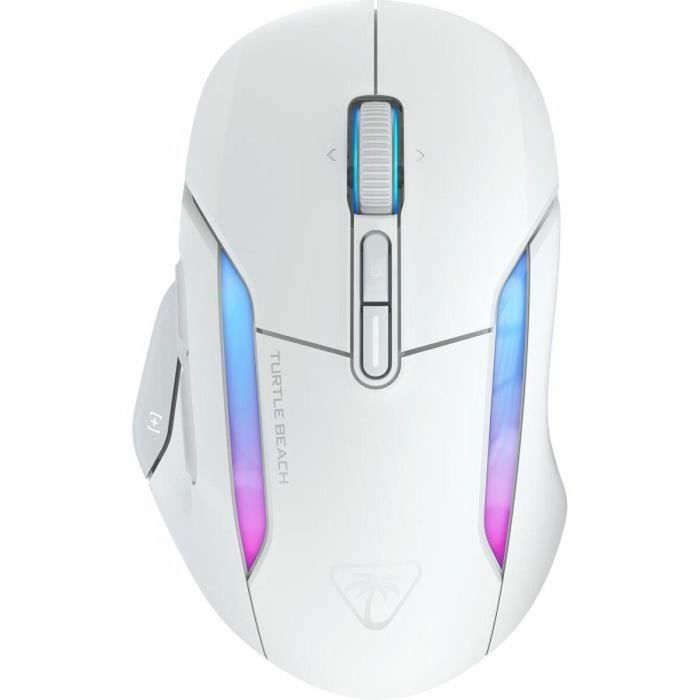 Ratón inalámbrico para juegos - Turtle Beach Kone II Air - Ergonómico - Blanco, Bluetooth, 26.000 DPI, rueda 4D