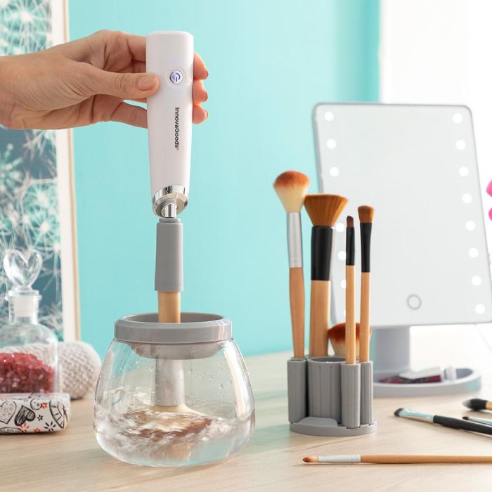 Limpiador y Secador Automático de Brochas de Maquillaje Maklin InnovaGoods 5