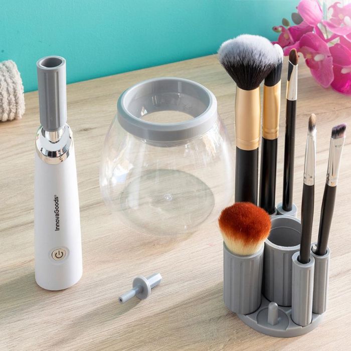 Limpiador y Secador Automático de Brochas de Maquillaje Maklin InnovaGoods 7