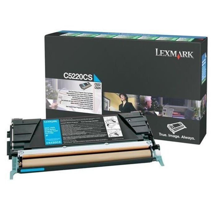 Lexmark Toner C-522N-C-524-C-530-C-532-C-534 Retornable Cian