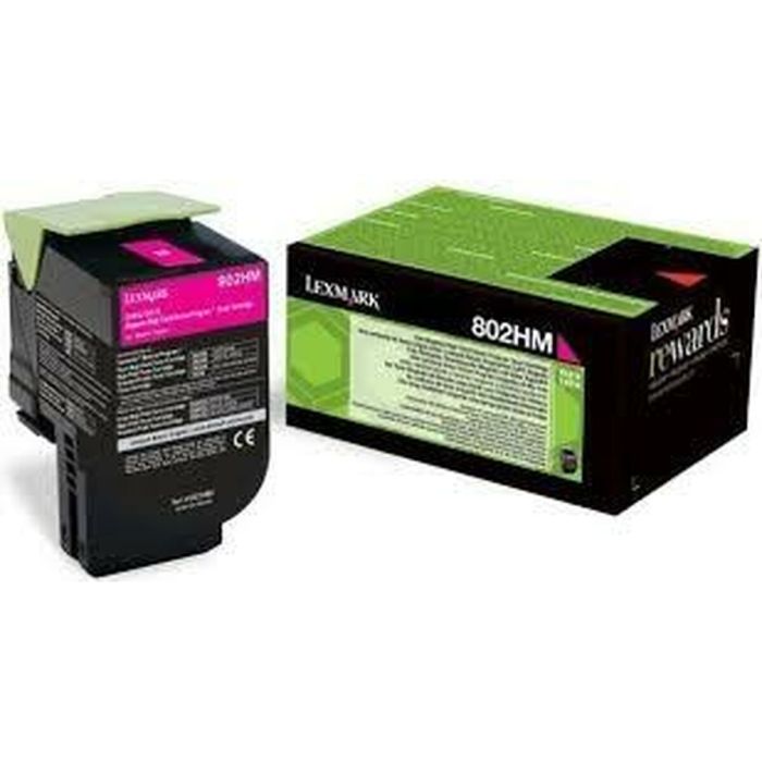 Consumible Impresora Laser Lexmark 802Hm Toner Magenta Ac Retorn