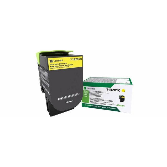 Tóner Lexmark 71B20Y0 Amarillo (1 unidad) 1