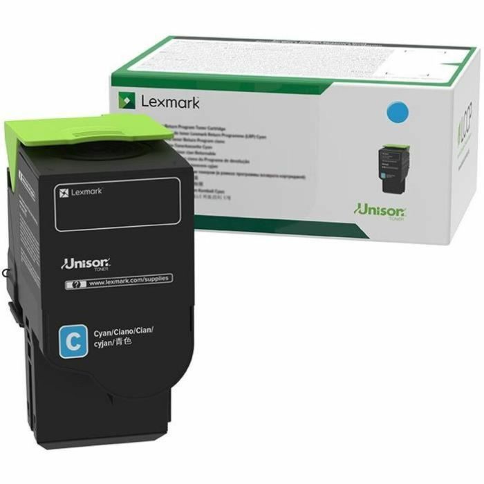 LEXMARK Cartucho de tóner Lexmark - Cian - Láser - Rendimiento prolongado - 3500 páginas