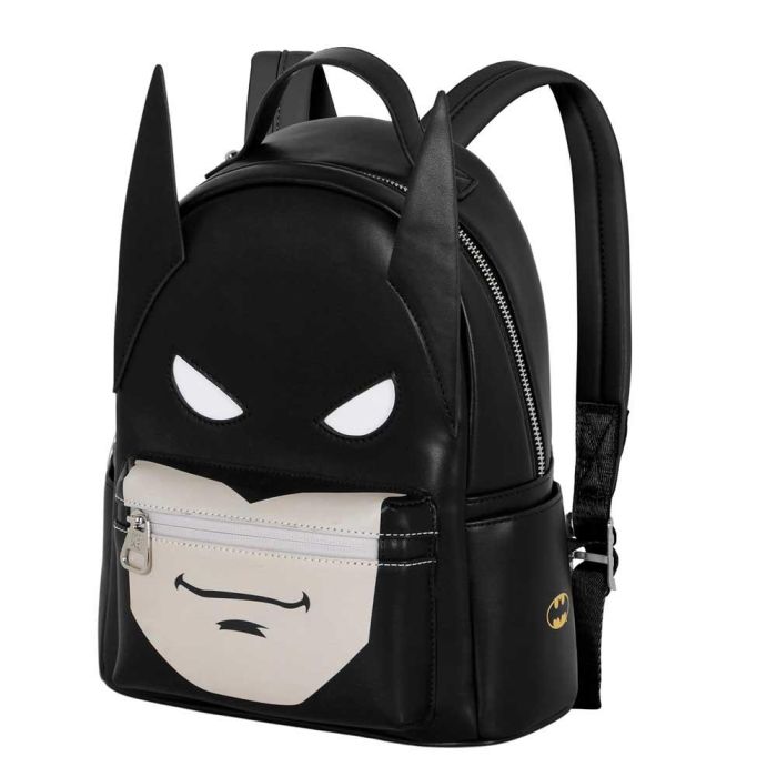 Mochila Heady Batsignal DC Comics Batman Negro