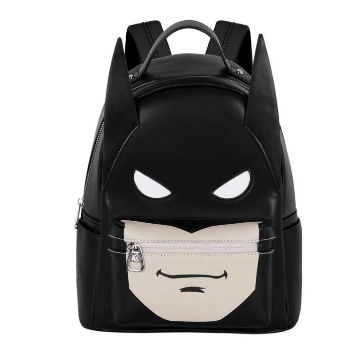 Mochila Heady Batsignal DC Comics Batman Negro 1