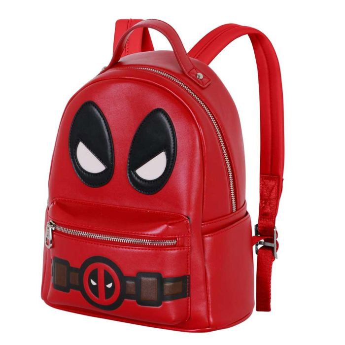 Mochila Heady Chibi Marvel Deadpool Rojo