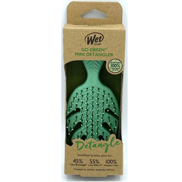 Cepillo Desenredante The Wet Brush Go Green Verde Mini