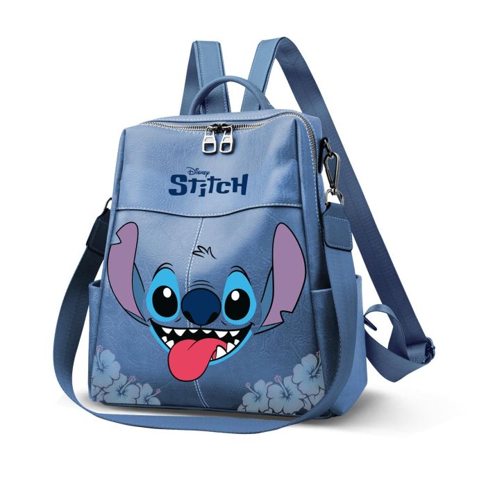 Mochila Shield Tongue Disney Lilo y Stitch Azul