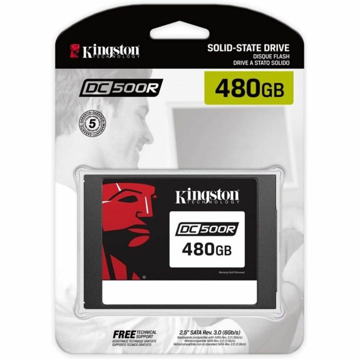 Disco Duro Kingston SEDC500R/480G 555 MB/s 480 GB SSD 2 Disco Duro Kingston SEDC500R/480G 555 MB/s 480 GB SSD 2