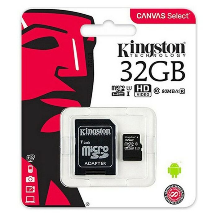 Tarjeta de Memoria Micro SD con Adaptador Kingston SDCS2 100 MB/s exFAT 4