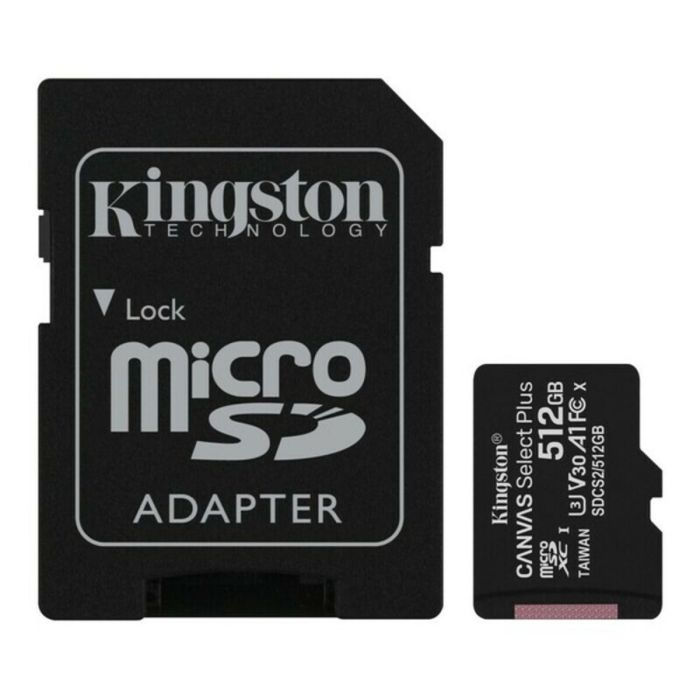Tarjeta de Memoria Micro SD con Adaptador Kingston SDCS2 100 MB/s 4