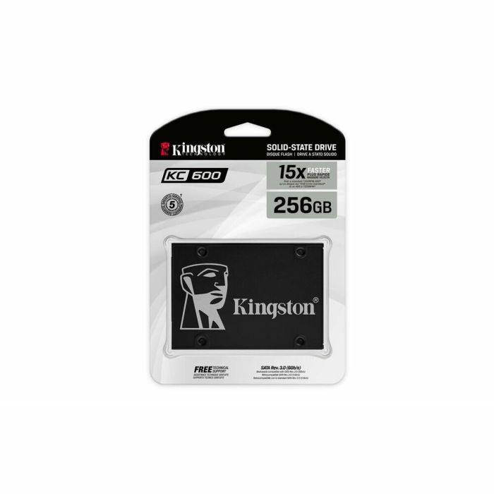 Disco Duro Kingston KC600 2,5" SATA III 256 GB SSD 3