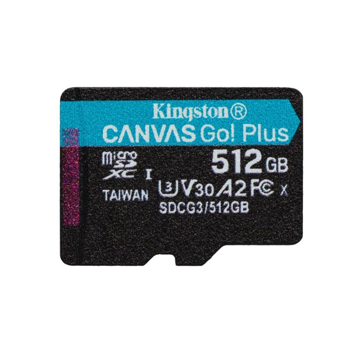 Tarjeta de Memoria Micro SD con Adaptador Kingston SDCG3/512GBSP 512 GB