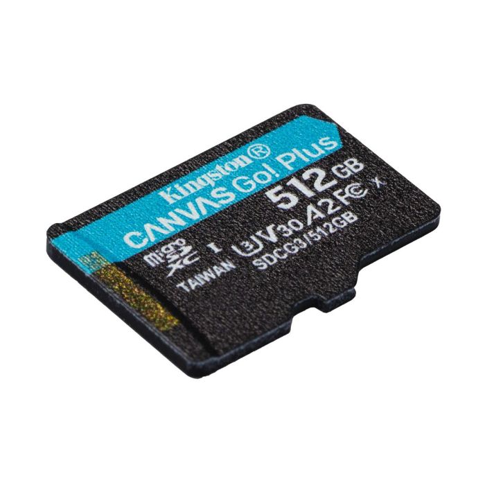 Tarjeta de Memoria Micro SD con Adaptador Kingston SDCG3/512GBSP 512 GB 6