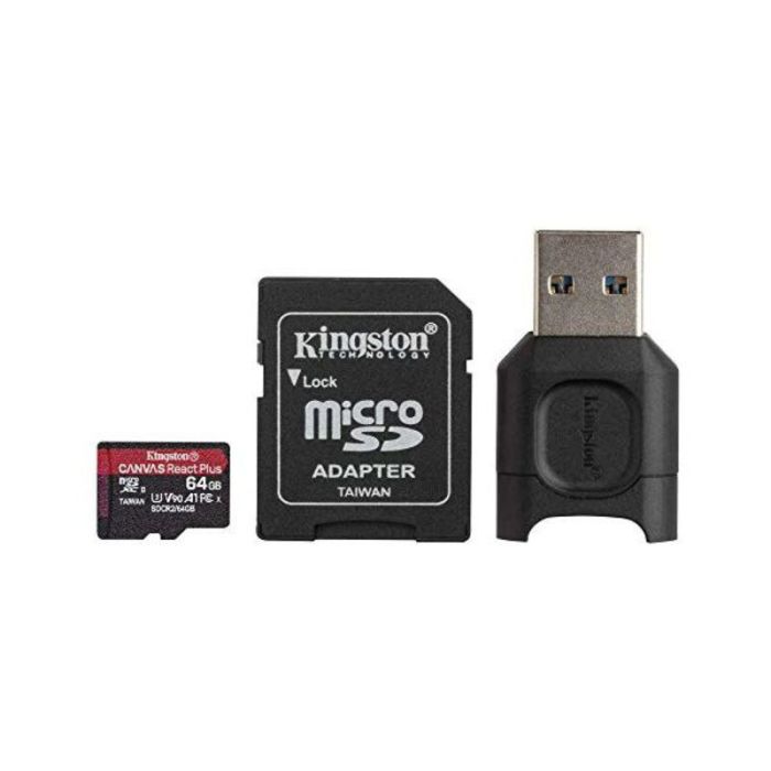 Tarjeta de Memoria Micro SD con Adaptador Kingston MLPMR2/64GB 285 MB/s 7