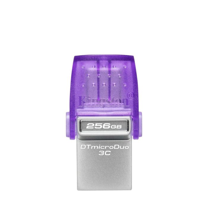 Memoria USB Kingston microDuo 3C Violeta Acero 256 GB (1 unidad) 3