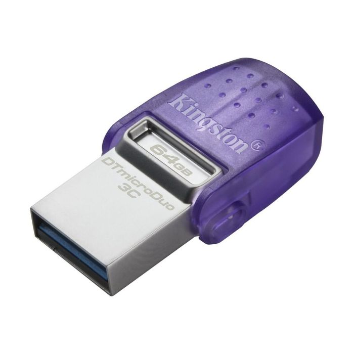 Memoria USB Kingston microDuo 3C Morado 64 GB (1 unidad) 2