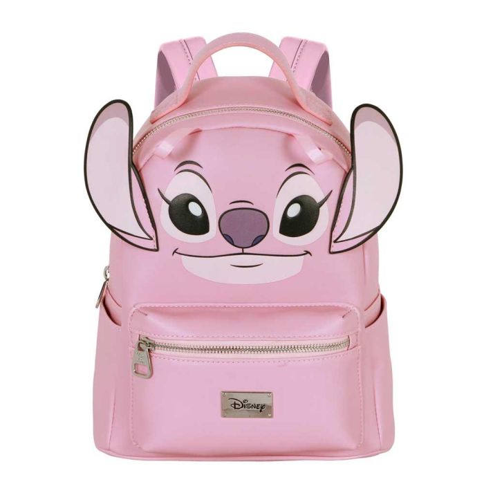 Mochila Heady Face Disney Lilo y Stitch Angel Rosa 1