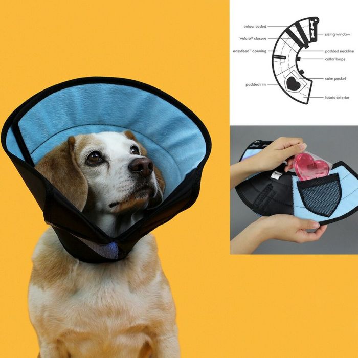 Collar Isabelino para Perros KVP Calmer Multicolor (15-23 cm) 1