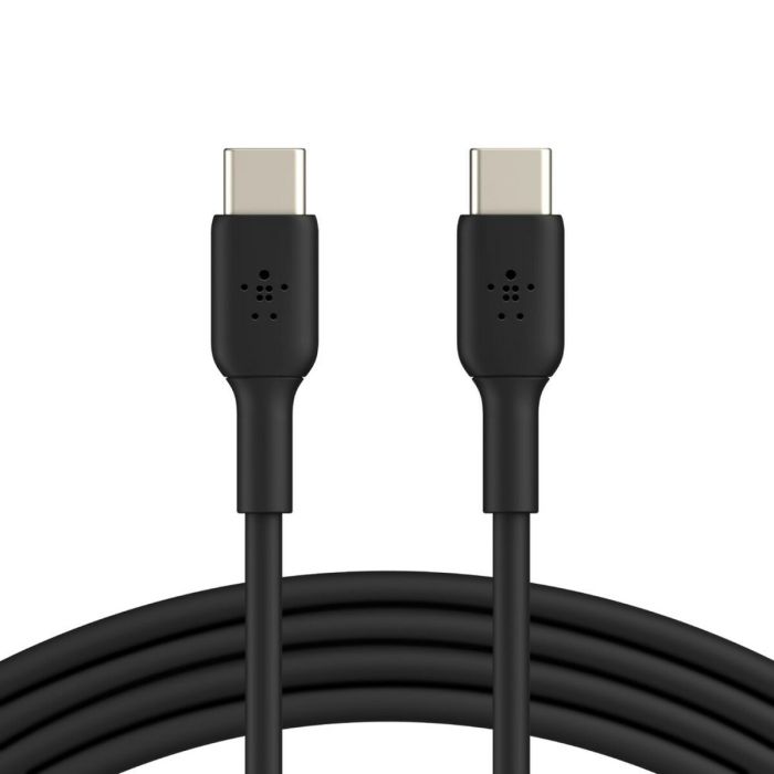 Cable USB-C a USB-C Belkin CAB003bt2MBK Negro 2 m 2