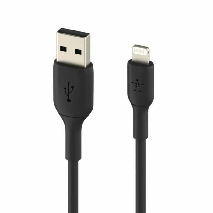 Cable Lightning Belkin CAA001BT1MBK Negro 1 m (1 unidad) 2