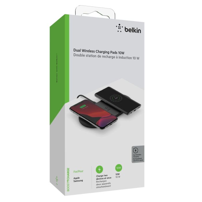 Cargador Inalámbrico para Smartphones Qi Belkin WIZ002VFBK 1