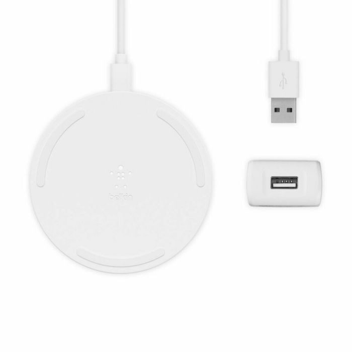 Cargador Inalámbrico con Soporte para Móviles Belkin WIA002VFWH 15W 3 Cargador Inalámbrico con Soporte para Móviles Belkin WIA002VFWH 15W 3