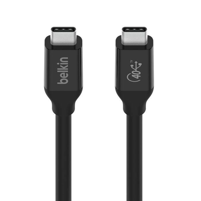 Cable USB-C Belkin 0.8M01BT0.8MBK Negro 80 cm 3