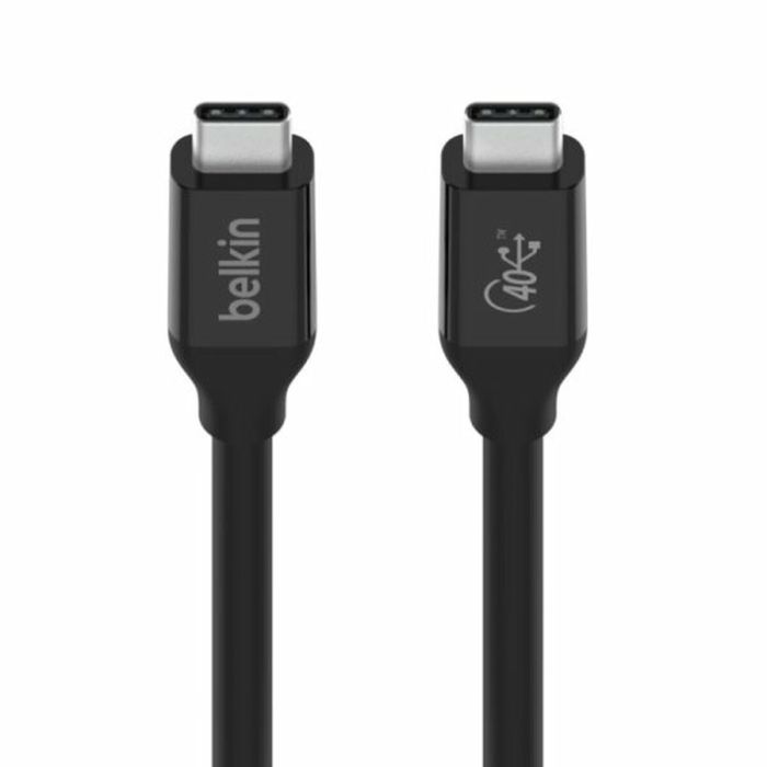 Cable USB-C Belkin 0.8M01BT0.8MBK Negro 80 cm 1