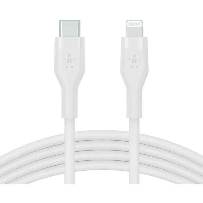 Cable USB-C a Lightning Belkin CAA009BT1MWH 1 m Blanco