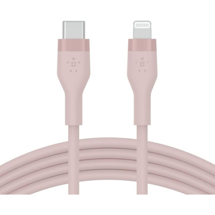 Cable USB-C a Lightning Belkin CAA009BT2MPK 2 m Rosa