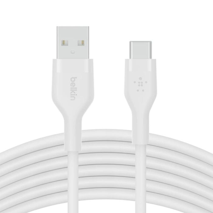 Belkin BOOST↑CHARGE Flex cable USB 3 m USB 2.0 USB A USB C Blanco