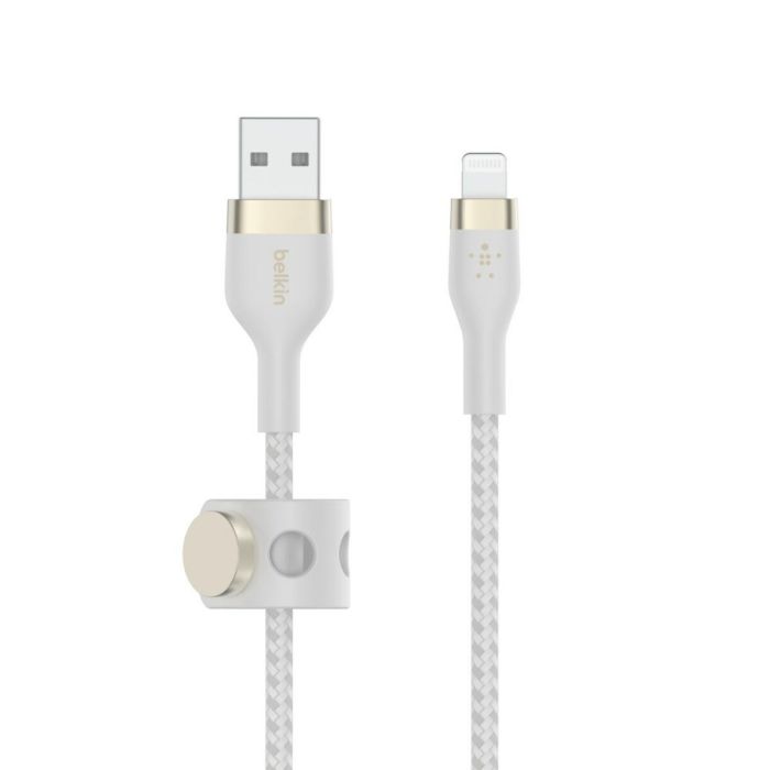 Cable USB a Lightning Belkin CAA010BT3MWH Blanco 3 m 3