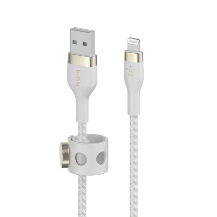 Cable USB a Lightning Belkin CAA010BT3MWH Blanco 3 m 4