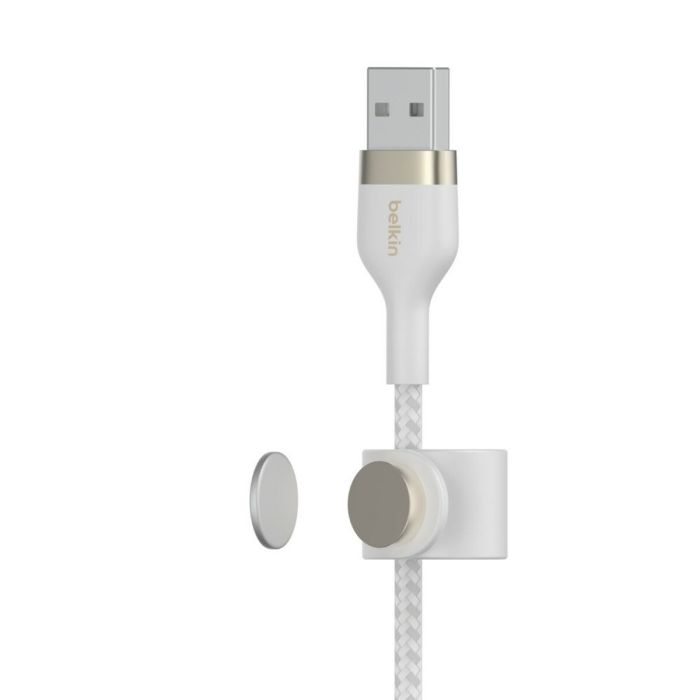 Cable USB a Lightning Belkin CAA010BT3MWH Blanco 3 m 1