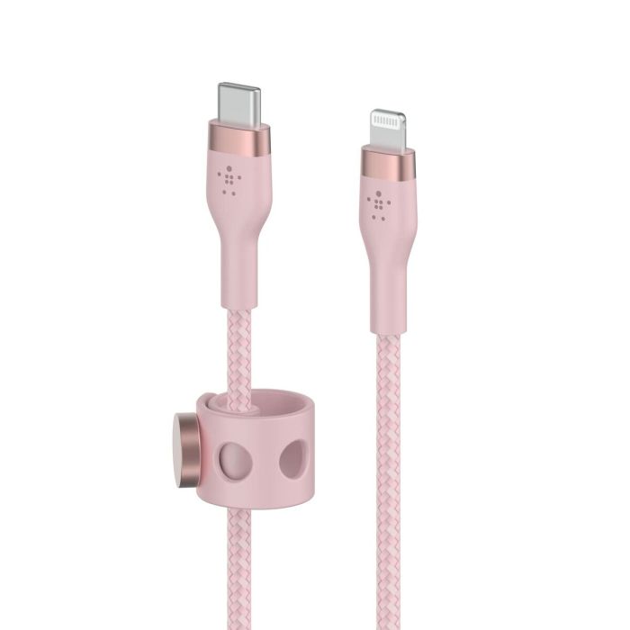 Cable USB-C a Lightning Belkin CAA011BT1MPK 1 m Rosa 2