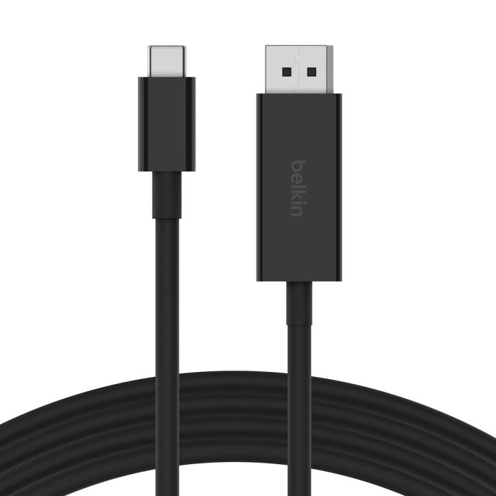 Cable USB-C a DisplayPort Belkin AVC014BT2MBK Negro 2 m 1