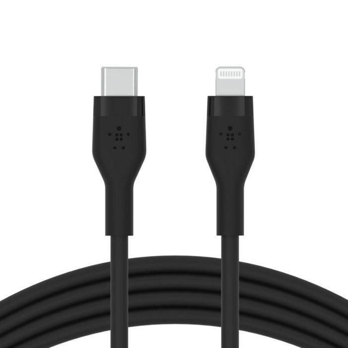 Cable Lightning Belkin BPB012BTGY Negro 3 m 3