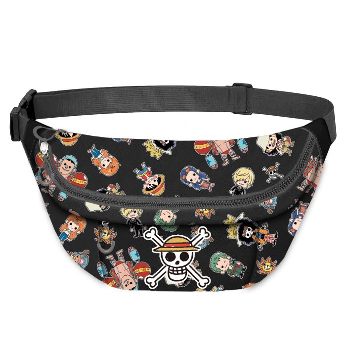 Riñonera Smart Skull One Piece Marrón